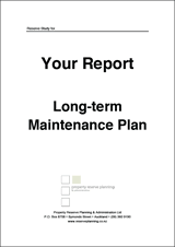 Sample Report - Long-term maintenance plan